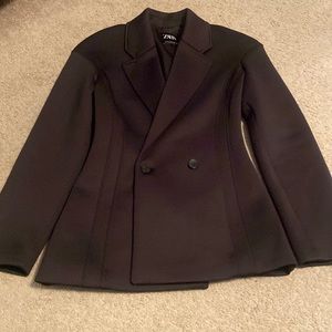 Zara black blazer. Like new condition